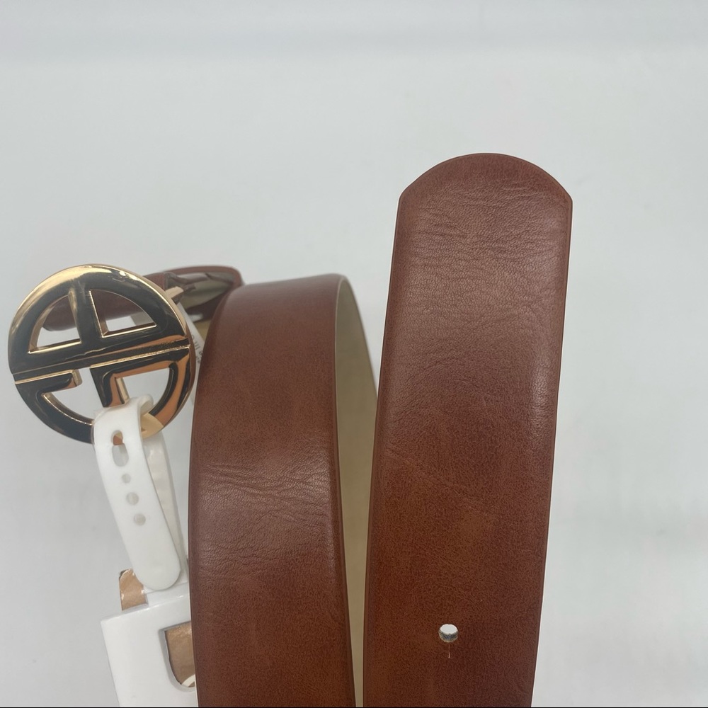 GIANI BERNINI
Signature-Buckle Panel Belt in Brown NEW - Picture 4 of 5